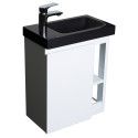 Lave-mains Blanc & noir L41,5 x H53 HAMPTON