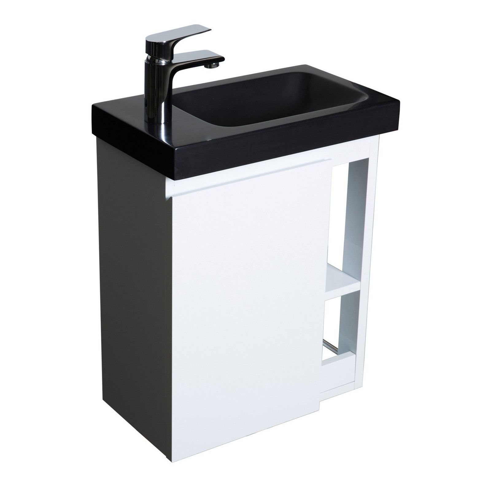 Lave-mains Blanc & noir L41,5 x H53 HAMPTON Lave-mains Blanc & noir L41,5 x H53 HAMPTON