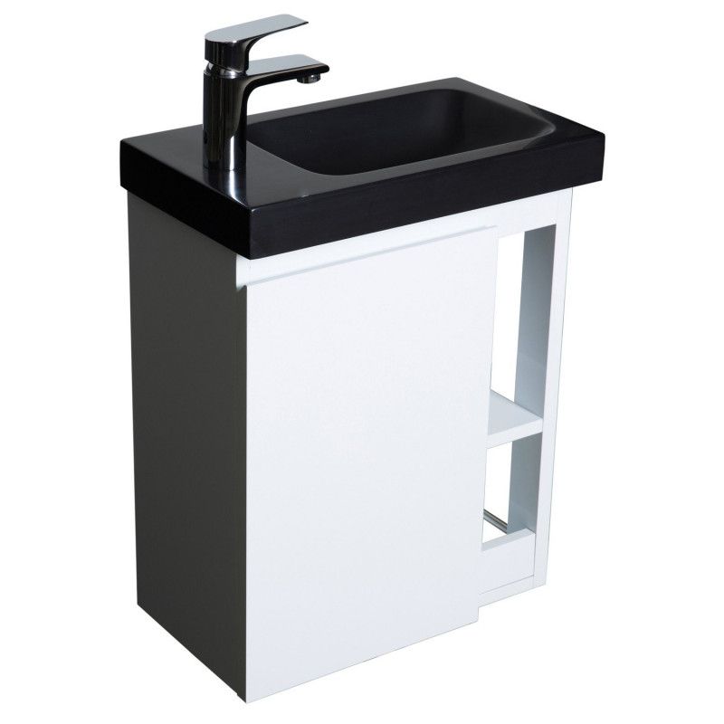 Lave-mains Blanc & noir L41,5 x H53 HAMPTON