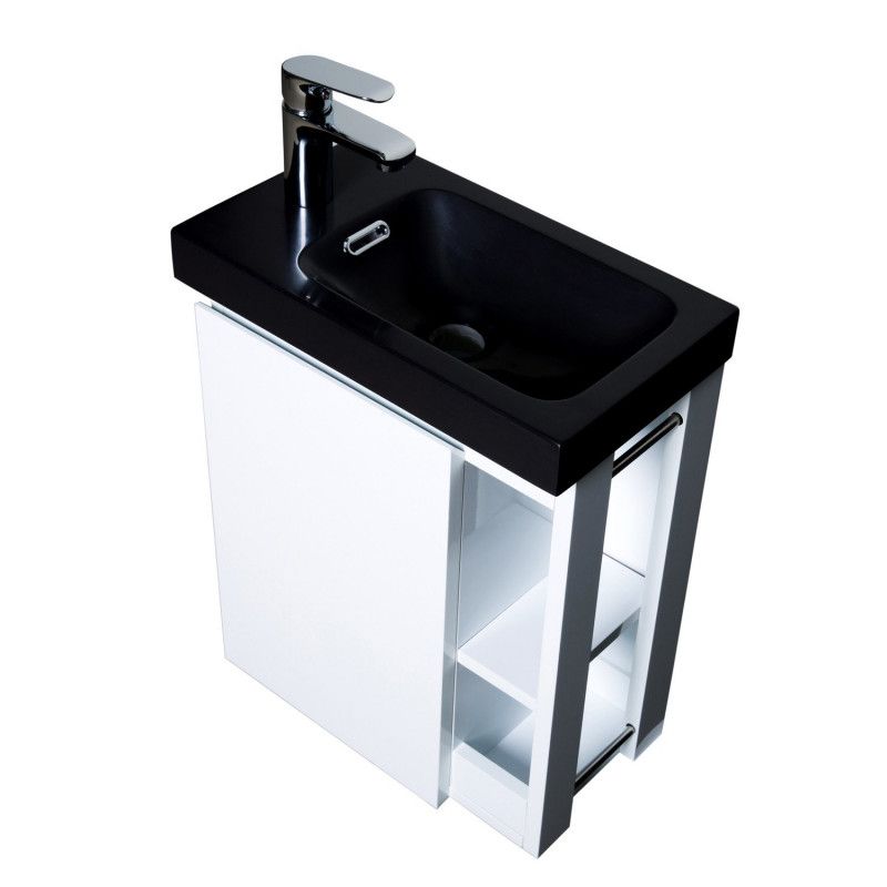 Lave-mains Blanc & noir L41,5 x H53 HAMPTON