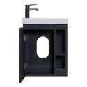 Lave-mains Gris & blanc L41,5 x H53 HAMPTON