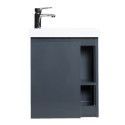 Lave-mains Gris & blanc L41,5 x H53 HAMPTON