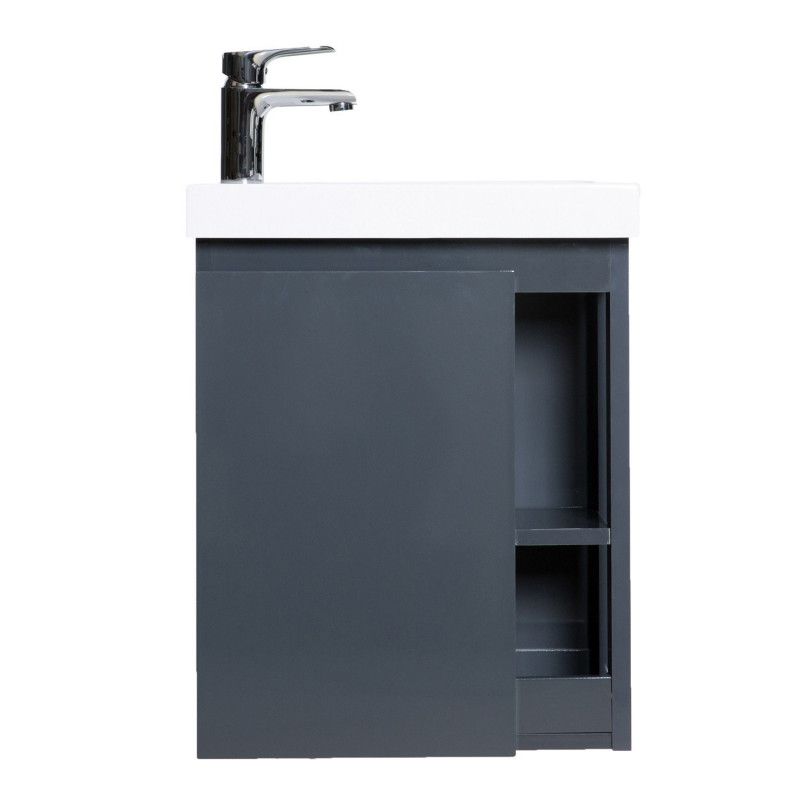 Lave-mains Gris & blanc L41,5 x H53 HAMPTON