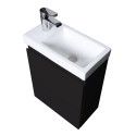 Meuble Lave-mains Noir Mat L41 x H53 LISA Meuble Lave-mains Noir Mat L41 x H53 LISA