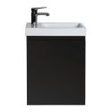 Meuble Lave-mains Noir Mat L41 x H53 LISA Meuble Lave-mains Noir Mat L41 x H53 LISA