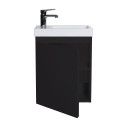 Meuble Lave-mains Noir Mat L41 x H53 LISA Meuble Lave-mains Noir Mat L41 x H53 LISA