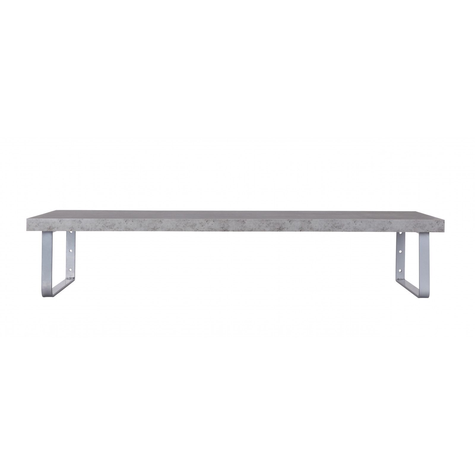 Plan de toilette Salle de Bain à suspendre WILL - 120 cm - Ep. 3,8 cm /12 cm - Décor Chêne /Effet Bé