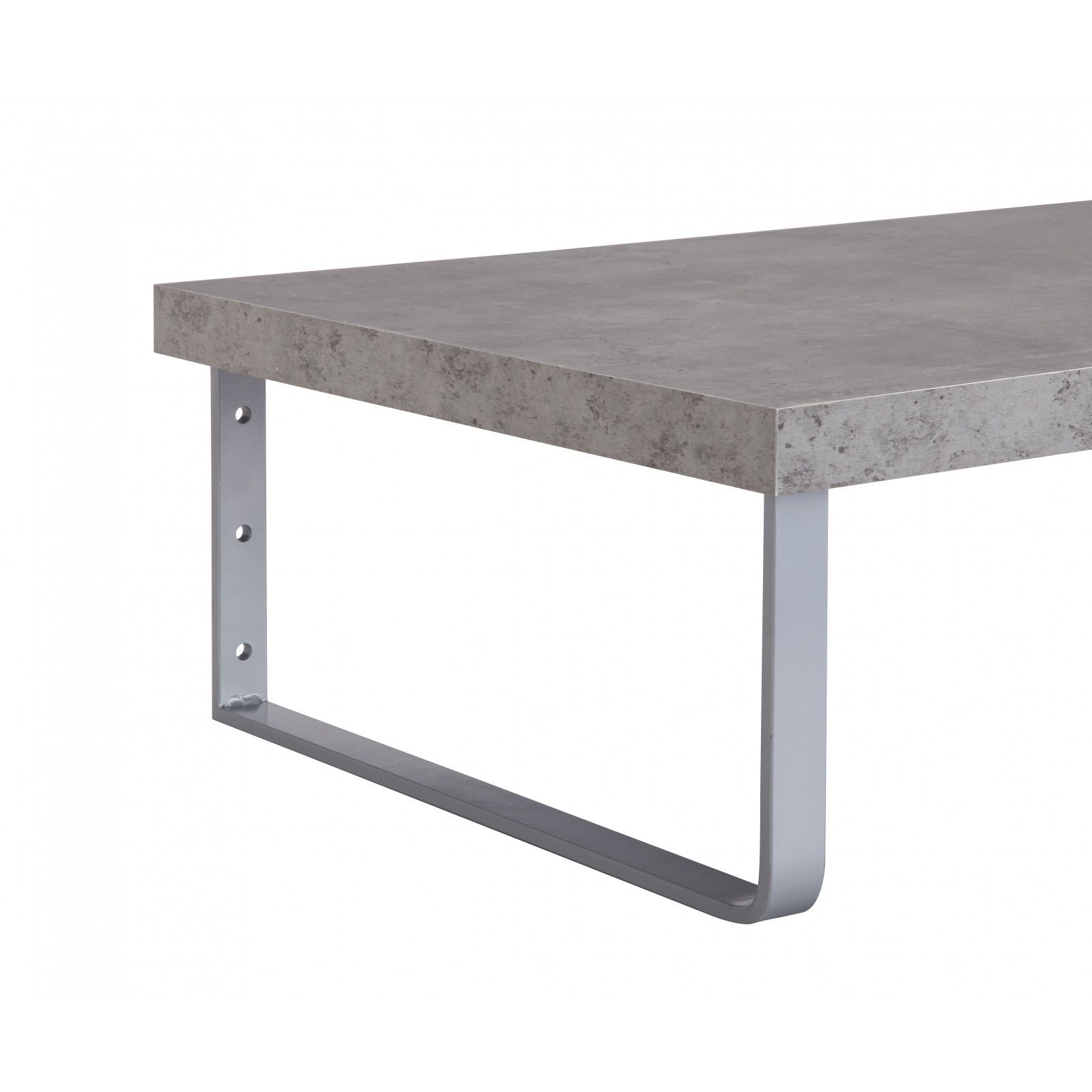 Plan de toilette Salle de Bain à suspendre WILL - 120 cm - Ep. 3,8 cm /12 cm - Décor Chêne /Effet Bé