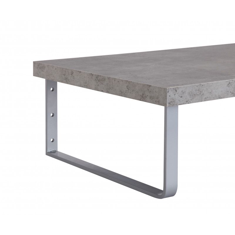 Plan de toilette Salle de Bain à suspendre WILL - 120 cm - Ep. 3,8 cm /12 cm - Décor Chêne /Effet Bé