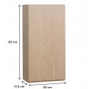 Ensemble de Salle de Bain WILL - Plan suspendu + Equerres + Meubles de rangement + Vasque + Armoire