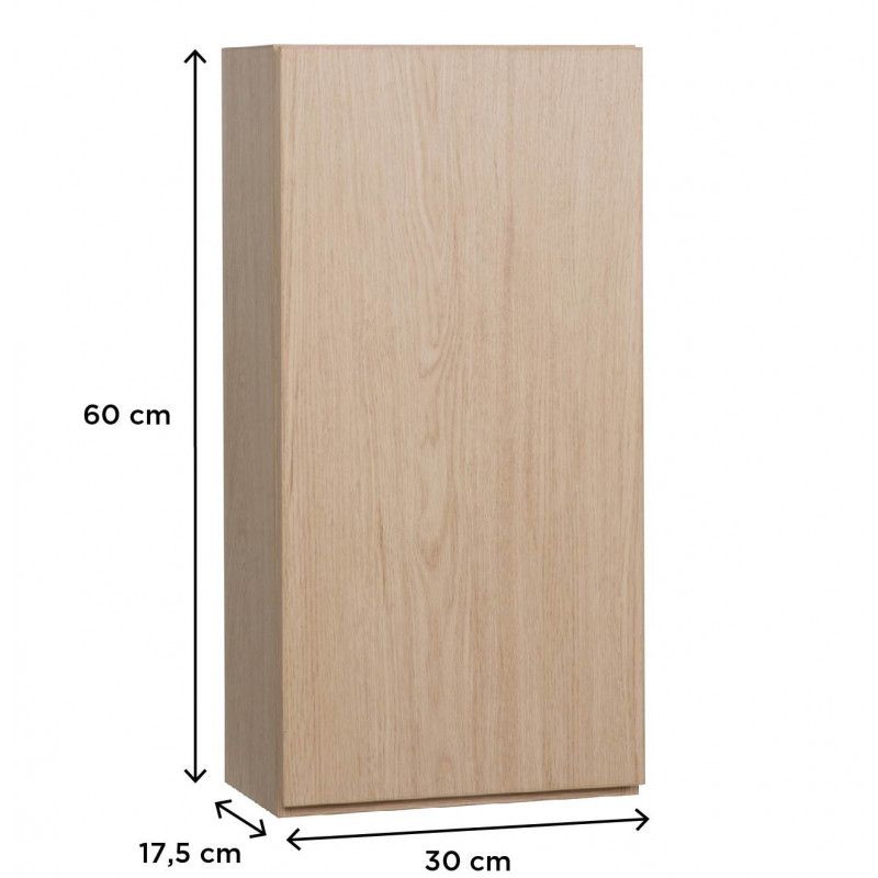 Ensemble de Salle de Bain WILL - Plan suspendu + Equerres + Meubles de rangement + Vasque + Armoire