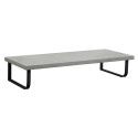 Plan de toilette suspendu pour vasque WILL - 120 cm + Equerres Métal Noir Mat - Décor Chêne / Effet 