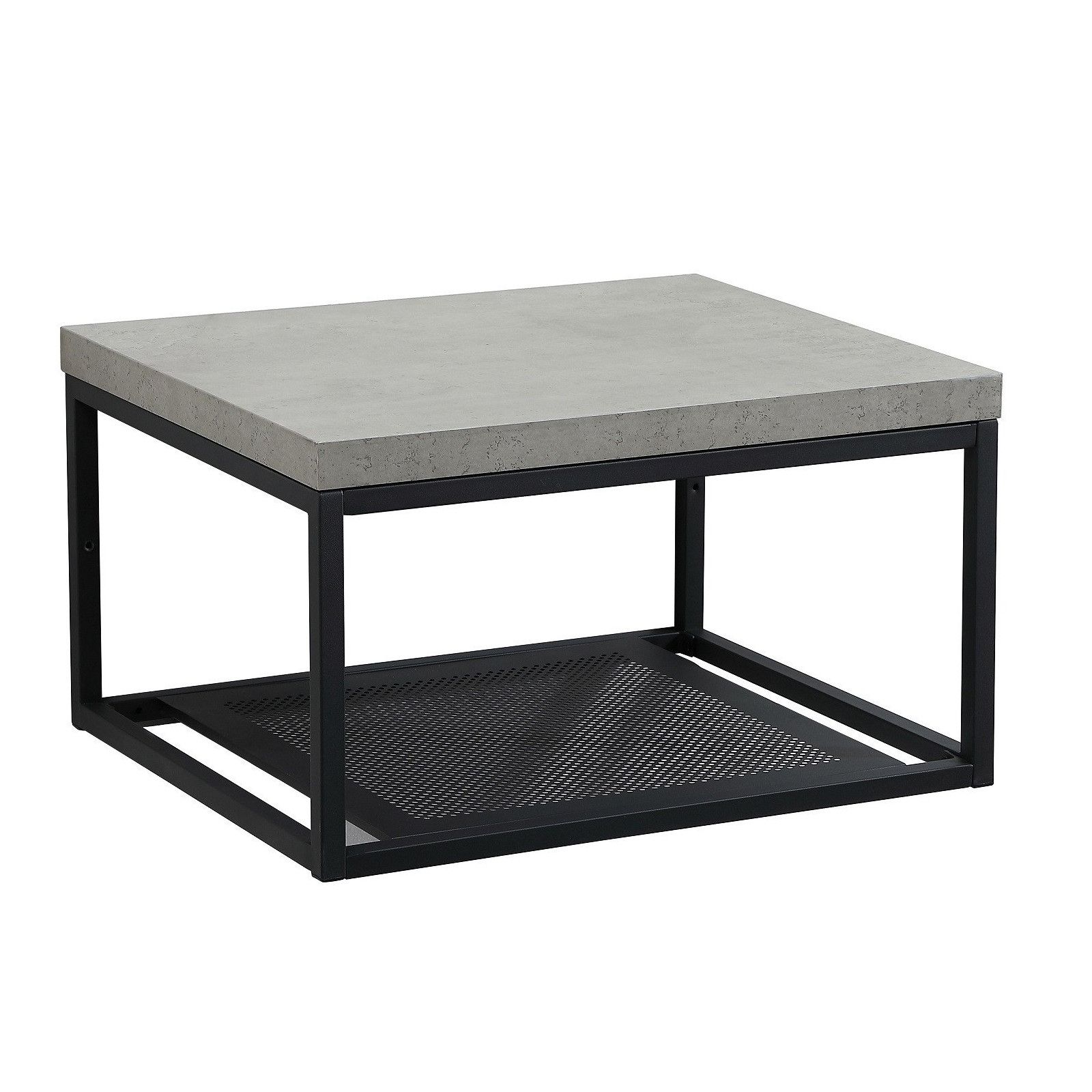 Plan de toilette suspendu pour vasque WILL - Ep. 12 cm L60 cm + Structure Métal Noir Mat - Décor Chê