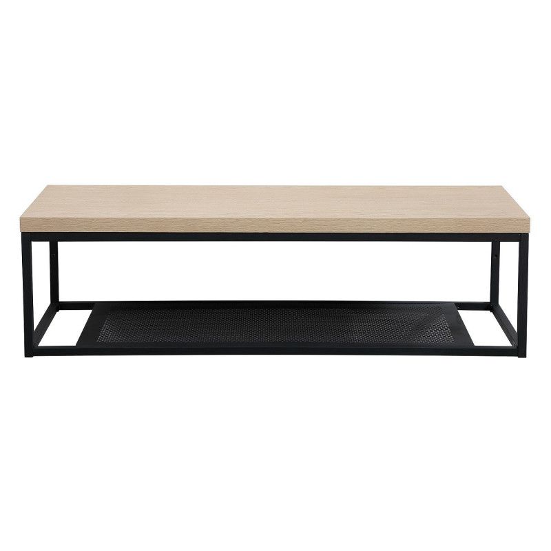 Plan de toilette suspendu pour vasque WILL - Ep. 12 cm L120 cm + Structure Métal Noir Mat - Décor Ch