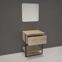 Ensemble de Salle de bain NINA Meuble 60CM + Miroir