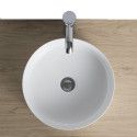 Meuble de Salle de bain 60cm Bois et Métal + Vasque Blanche UMA + Miroir - NINA