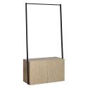 Portant vêtements en Bois et Métal Noir 90 cm - ALTA Portant vêtements en Bois et Métal Noir 90 cm - ALTA