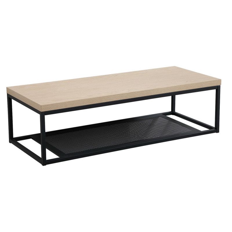 Structure métal - Support à suspendre Métal Noir Mat pour Plan de toilette Salle de Bain - 120 cm WI