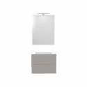 Miroir Salle De Bain Avec Éclairage LED L60 x H80 JULIA Miroir Salle De Bain Avec Éclairage LED L60 x H80 JULIA