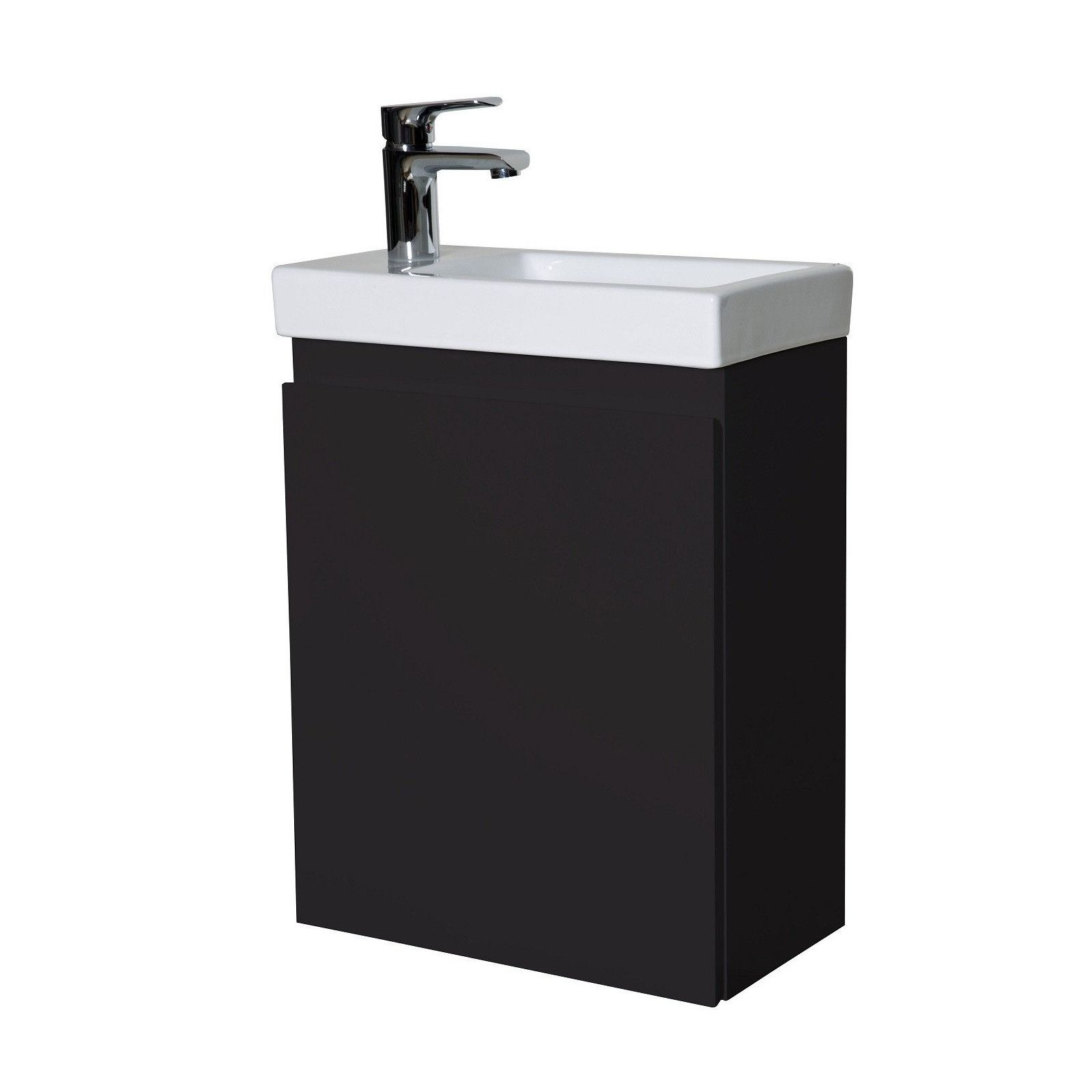 Meuble Lave-mains Noir Mat L41 x H53 LISA Meuble Lave-mains Noir Mat L41 x H53 LISA