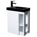 Lave-mains Blanc & noir L41,5 x H53 HAMPTON