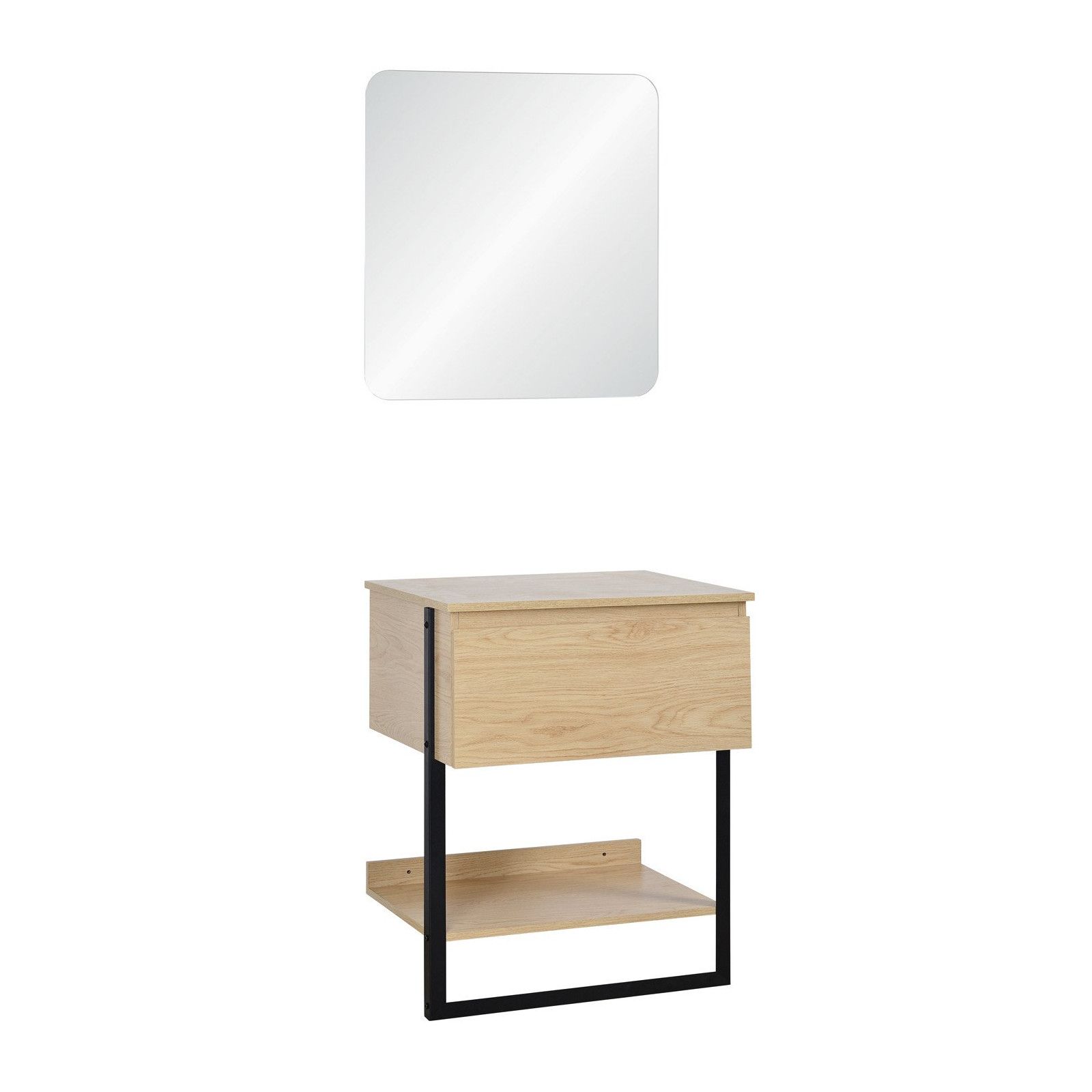 Ensemble de Salle de bain NINA Meuble 60CM + Miroir