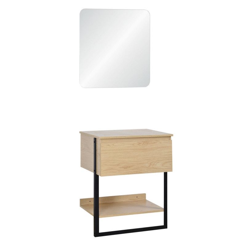 Ensemble de Salle de bain NINA Meuble 60CM + Miroir