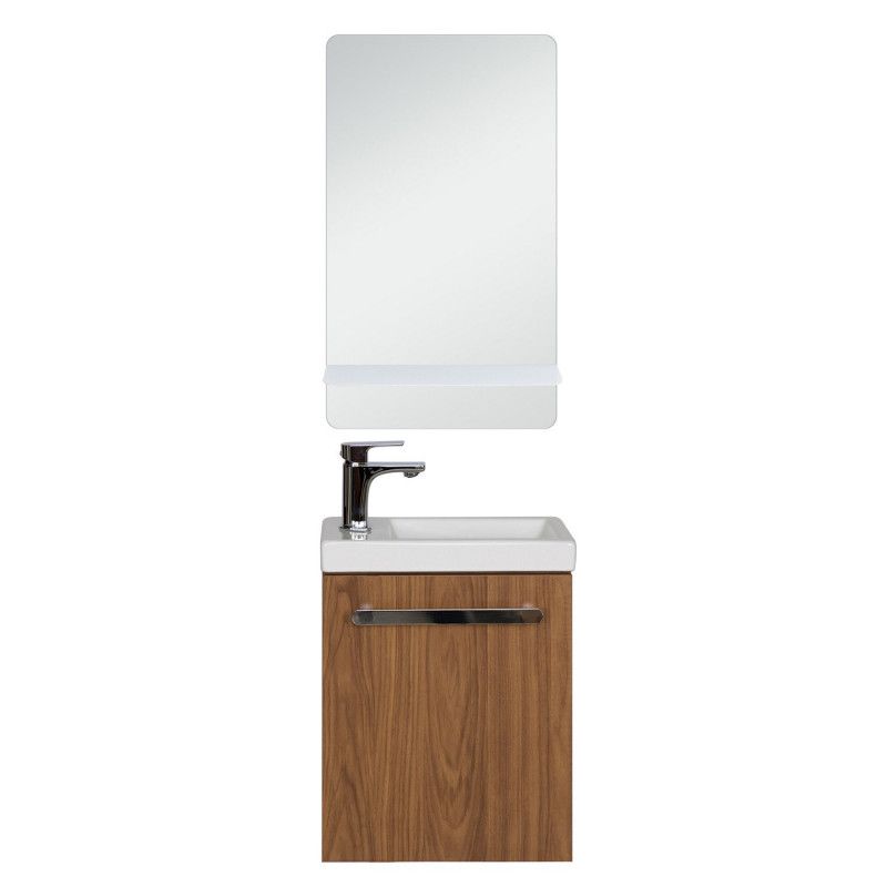 Lave-mains NEVADA avec vasque céramique L 41 x H 53 x P 21,5 cm