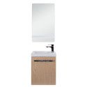 Lave-mains NEVADA avec vasque céramique L 41 x H 53 x P 21,5 cm
