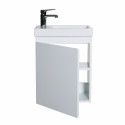 Meuble lave mains blanc Skino