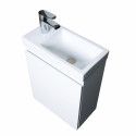 Meuble lave mains blanc Skino