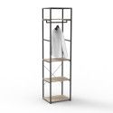 Portant Vêtements en Bois et Métal L50 x H200cm JUNE