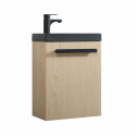 Lave-mains NEVADA avec vasque céramique L 41 x H 53 x P 21,5 cm