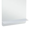 Lave-mains HAMPTON + Miroir Mural L40 cm tablette Blanche Lave-mains HAMPTON + Miroir Mural L40 cm tablette Blanche