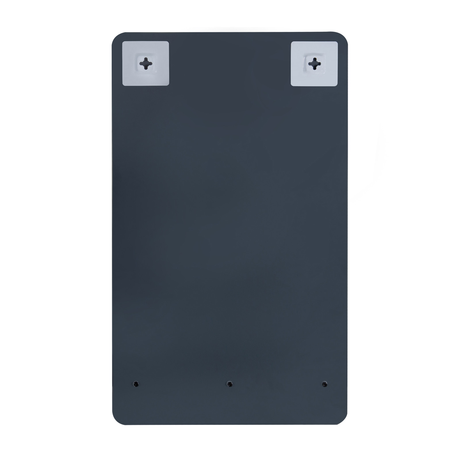 Meuble Lave-mains Blanc avec vasque Noire HAMPTON + Miroir Meuble Lave-mains Blanc avec vasque Noire HAMPTON + Miroir