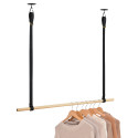 Kit penderie VIKY effet cuir - Penderie suspendue sous plafond Kit penderie VIKY effet cuir - Penderie suspendue sous plafond