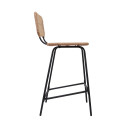 Tabourets de Bar Îlot Central Corde tressée et Métal - Coloris Naturel NEMA | Lot de 2 Tabourets de Bar Îlot Central Corde tressée et Métal - Coloris Naturel NEMA | Lot de 2