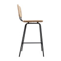Tabourets de Bar Îlot Central Corde tressée et Métal - Coloris Naturel TIDRA | Lot de 2 Tabourets de Bar Îlot Central Corde tressée et Métal - Coloris Naturel TIDRA | Lot de 2