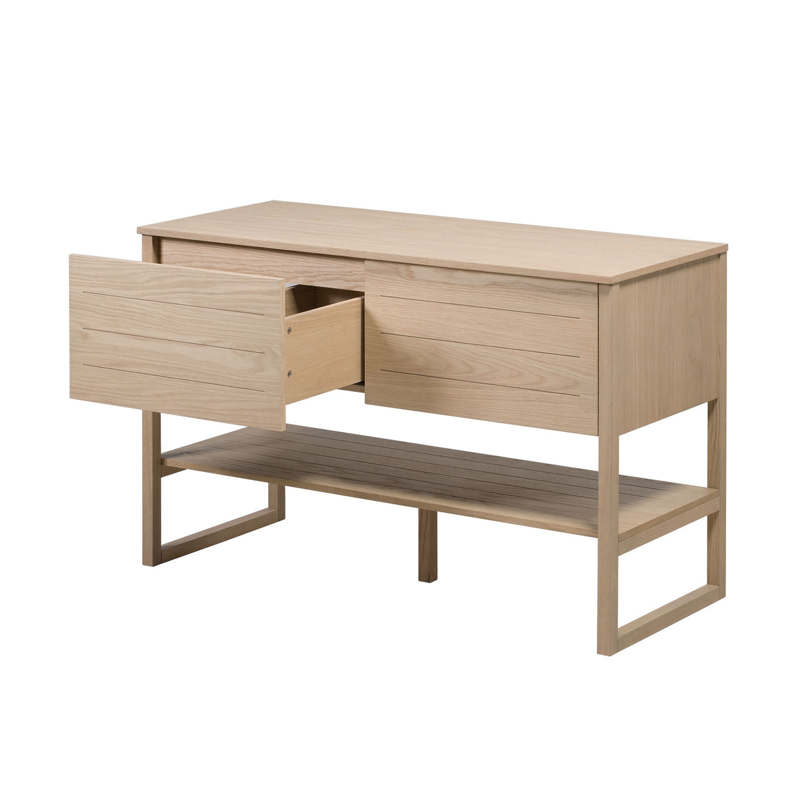 Meuble de Salle De Bain Chêne 120 cm ATOLL + 2 Miroirs Ronds en Bois VALI D60 cm Meuble de Salle De Bain Chêne 120 cm ATOLL + 2 Miroirs Ronds en Bois VALI D60 cm