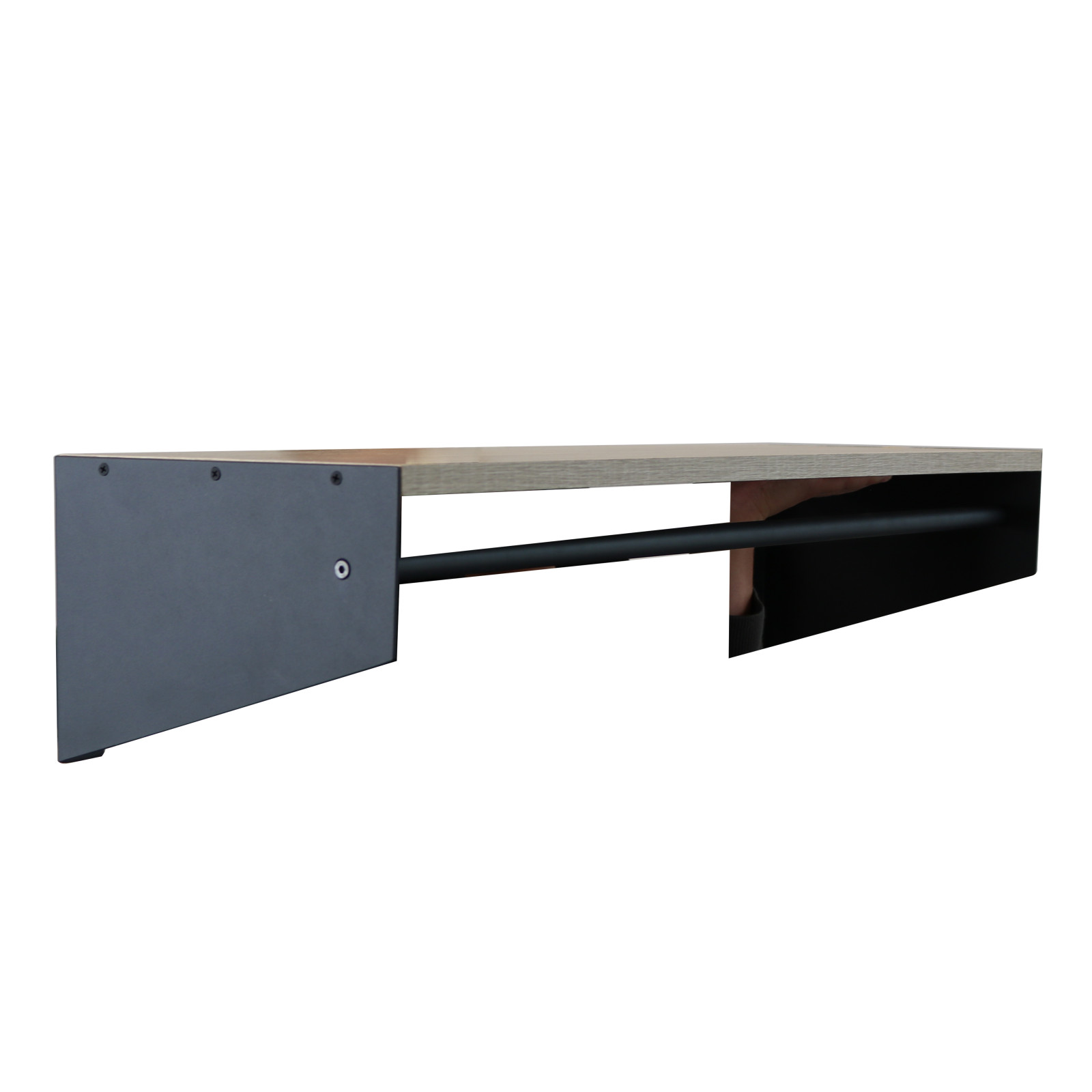 Etagère penderie murale 90 cm Métal - STEFF Etagère penderie murale 90 cm Métal - STEFF