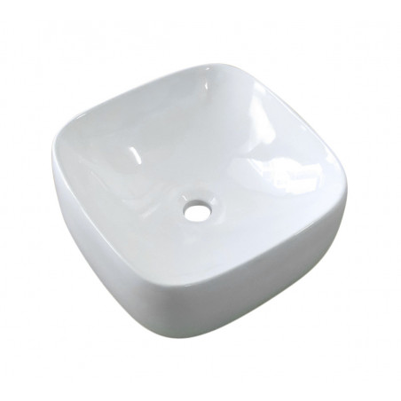 Vasque blanche à poser - Céramique L39 INU - Lot de 2