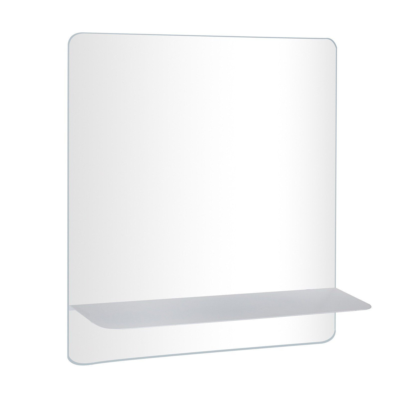 Ensemble de Salle de Bain WILL - Plan suspendu 60 cm + Equerres invisibles + Vasque + Miroir