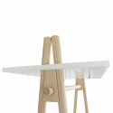 Portant penderie en bois avec rangements ALEX H145 cm Portant penderie en bois avec rangements ALEX H145 cm