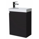 Lave-mains LISA Carbone + Robinet Chromé Lave-mains LISA Carbone + Robinet Chromé