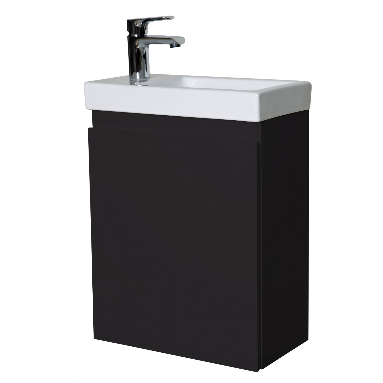 Lave-mains LISA Carbone + Robinet Chromé Lave-mains LISA Carbone + Robinet Chromé