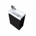 Lave-mains LISA Carbone + Robinet Chromé Lave-mains LISA Carbone + Robinet Chromé