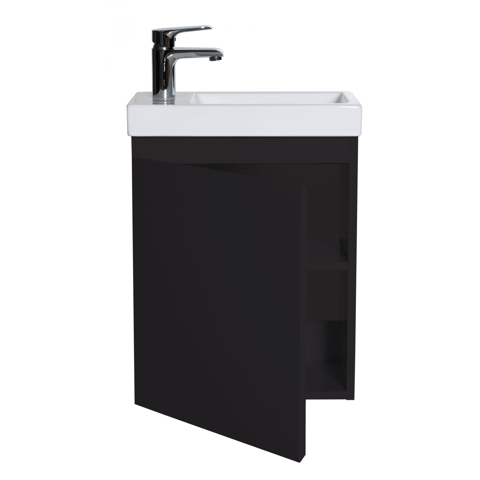 Lave-mains LISA Carbone + Robinet Chromé Lave-mains LISA Carbone + Robinet Chromé