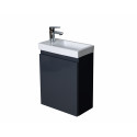 Lave-mains LISA Gris Anthracite + Robinet Chromé Lave-mains LISA Gris Anthracite + Robinet Chromé