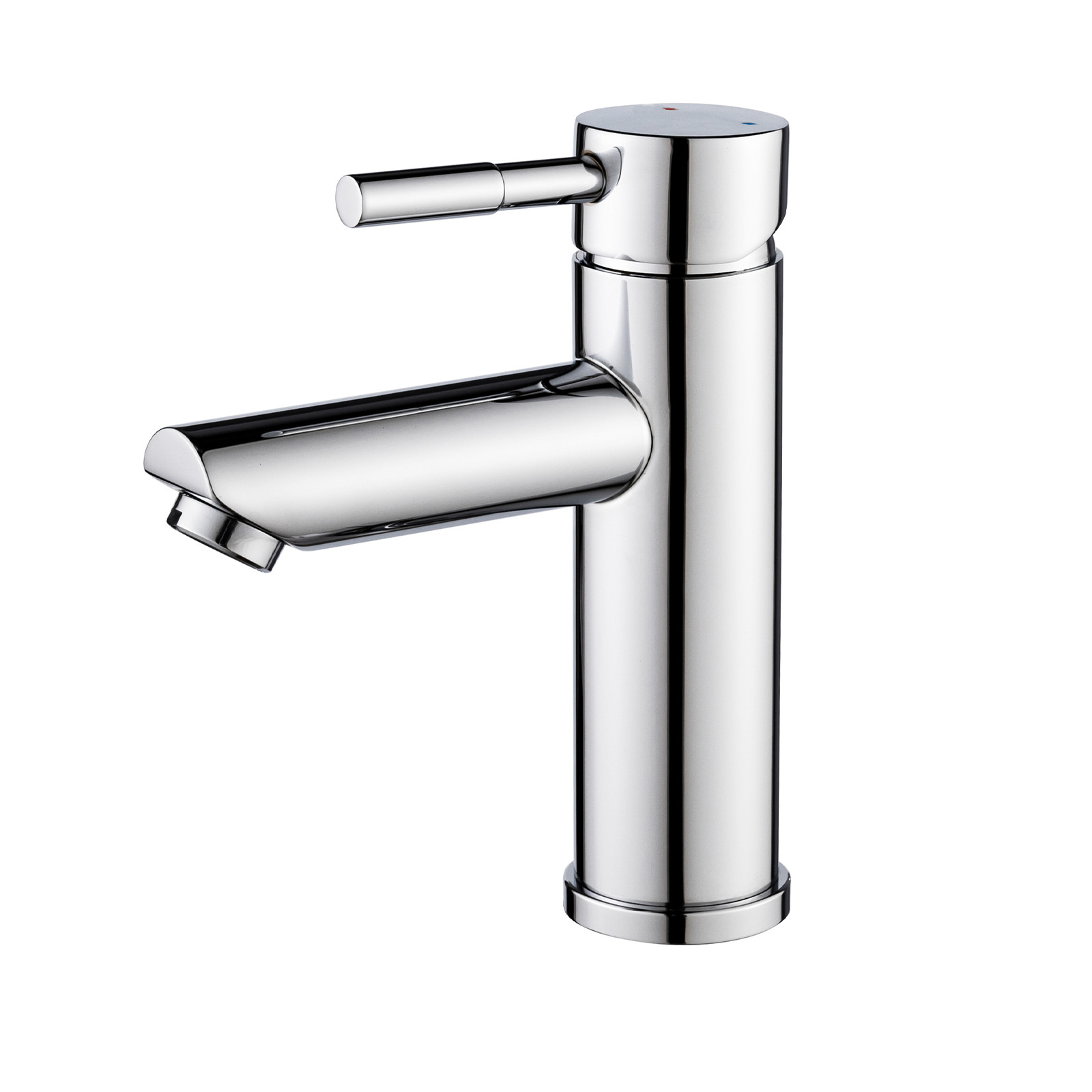 Robinet meuble de salle de bain chromé - Bec bas Robinet meuble de salle de bain chromé - Bec bas