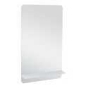 Miroir de salle de bain tablette blanche L40 cm SIMONA